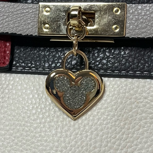 The Bradford Exchange Mickey and Minnie Love Story Handbag - Picture 5 of 7